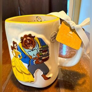 Rae Dunn Disney Beauty & Beast.                   Belle and Beast Mug.